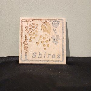 Vintage Shiraz Wine Tile